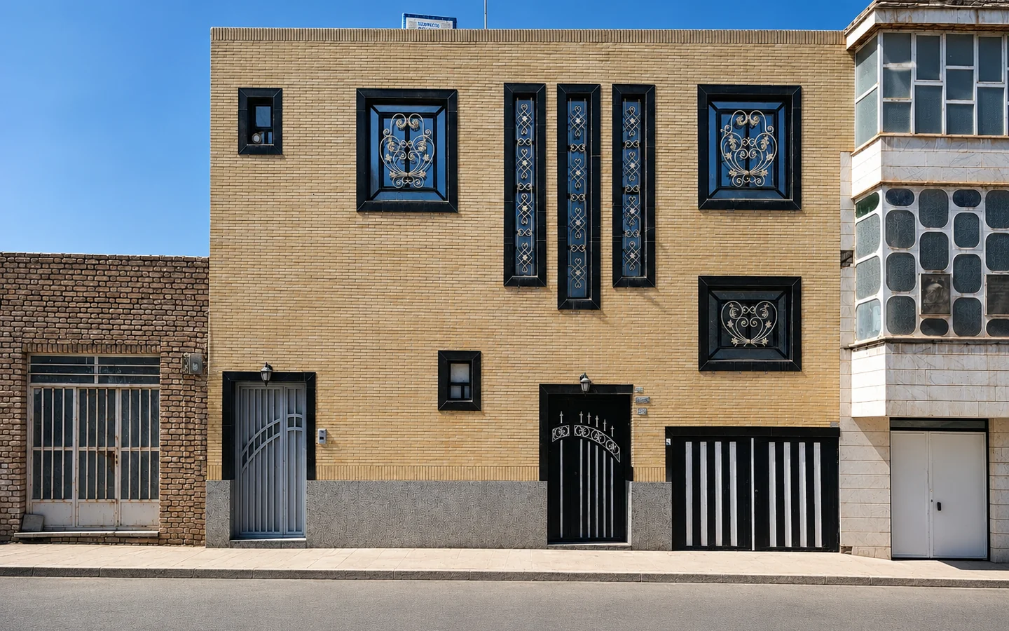 Exterior and entrance of Ali Emarat Yazd head office